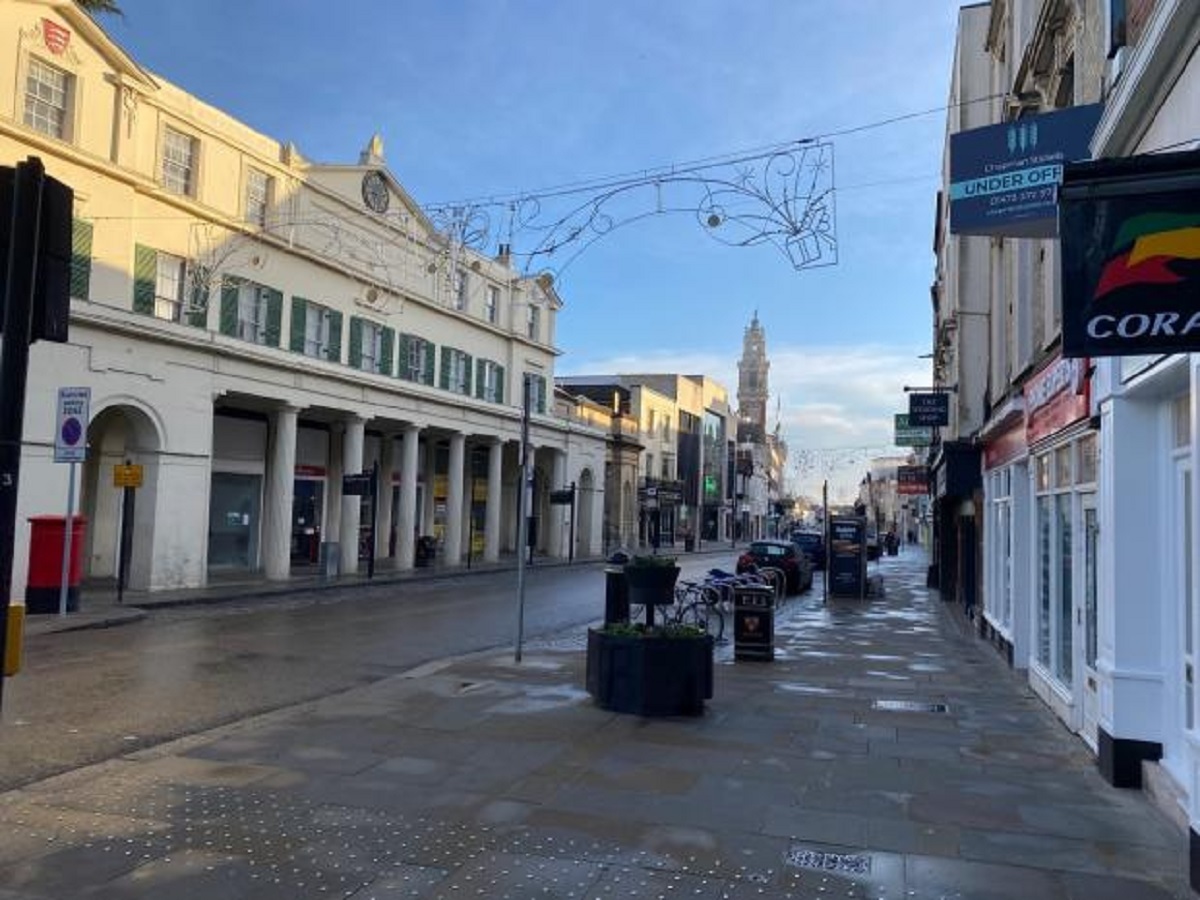 Eerily quiet - Colchester High Street