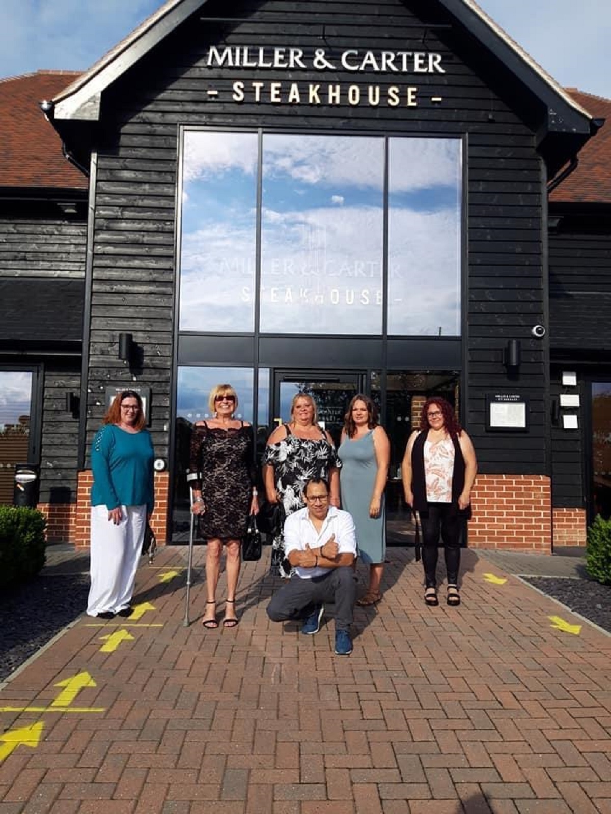 The meal deal - Maureen Powell, from Colchesters Munch Club, and cafe owner Pepi Sanchez were treated to a special meal. Both were rewarded for their tireless efforts to feed struggling families