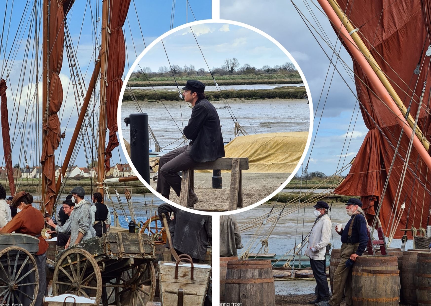 Pictures show first day of filming for the Essex Serpent in Maldon Gazette photo picture photo