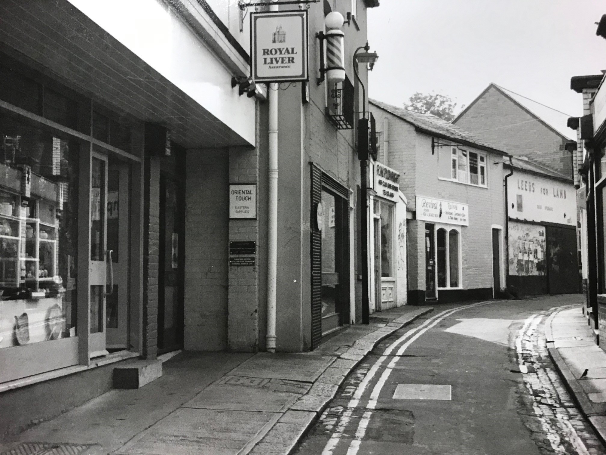 Church Walk in Colchester taken in the 1980s